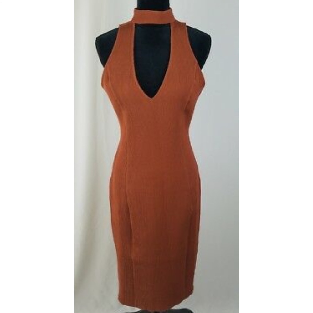 Nordstrom Leith choker dress